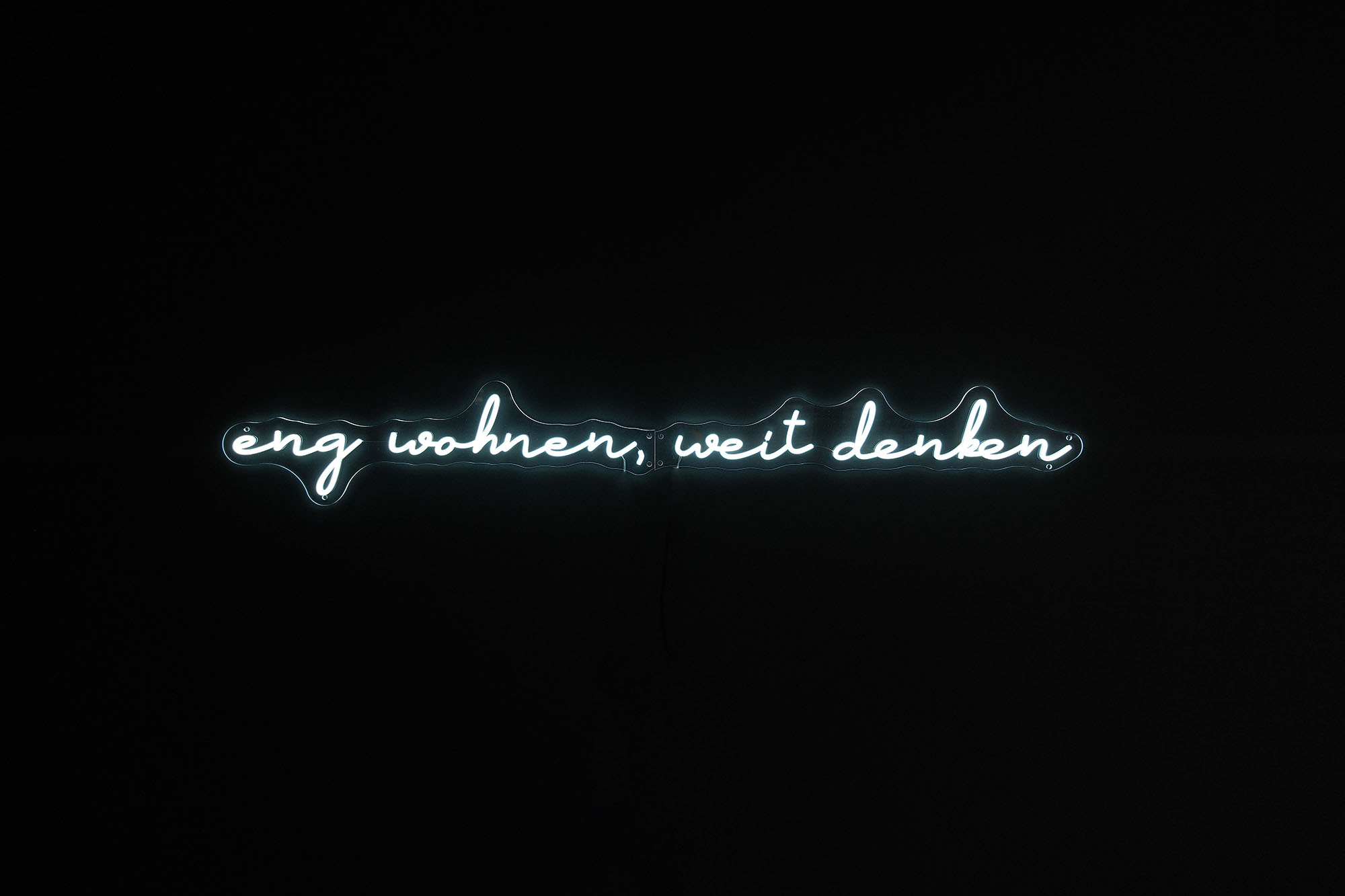 Eng wohnen, weit denken